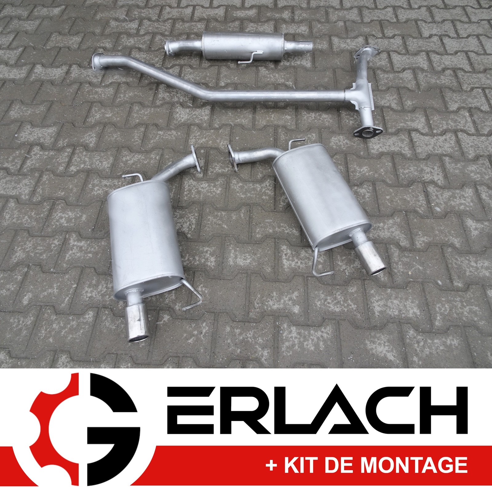 Échappement silencieux de qualité supérieure pour Mazda 6 2.0 2.5 référence 4977