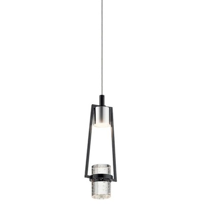 Kichler / Elan 84188 - 1 Light Ayse Integrated LED Mini Pendant - Matte Black