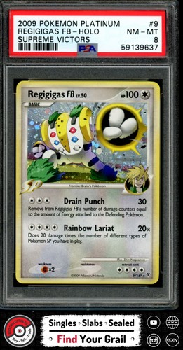Regigigas FB graded PSA 8 for sale on eBay