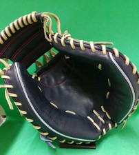 HATAKEYAMA M9 Hard Baseball Glove Black 10.2/8.1  High School Use Used