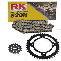 Kettensatz Yamaha Xv 125 97-01 Kette Rk 520H 114 Offen 13/47