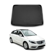 Kofferraummatte Kofferraumwanne für Mercedes B Klasse W246 2011-2018 Gummi TPE Kofferraummatte Kofferraumwanne für Mercedes B Klasse W246 2011-2018 Gummi TPE