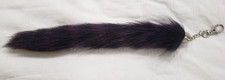 LARGE RACCOON TAIL KEY CHAIN animal fur racoons tails new keychain