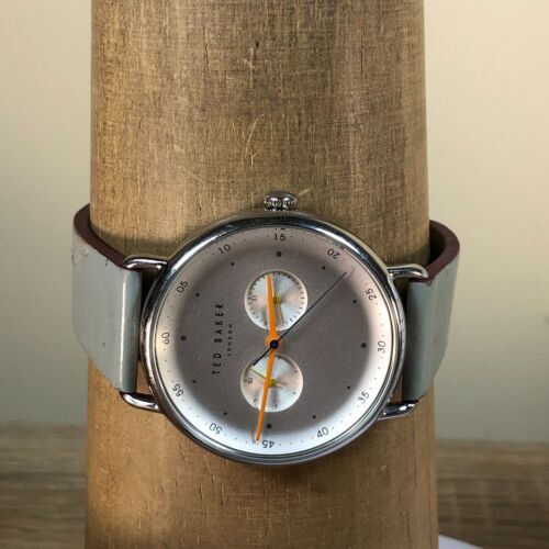 Ted Baker Men TE50520001 Day/Date Leather Quartz Watch 8"**READ DESCRIPTION - Picture 8 of 15