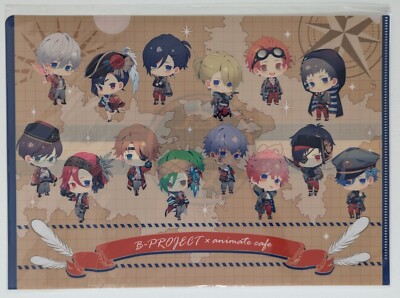 B-Project x Anime Cafe Anime Clear File Folder A4