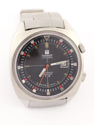 Sehr schöne Tissot SEASTAR VISODATE T12 Taucheruhr aus den 60er Jahren