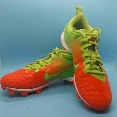 Soccer Cleats Nike Fastflex Child Youth Neon Green Orange Pre-Owned Size  4.5Y | eBay