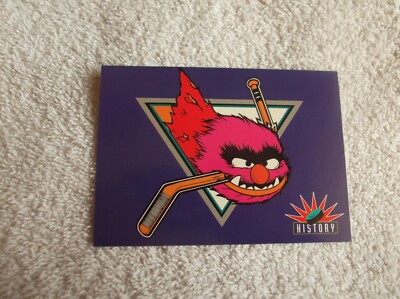 Henson's Muppets Take the Ice: NHL ''SAN JOSE SHARKS HISTORY'' #72 Trading Card