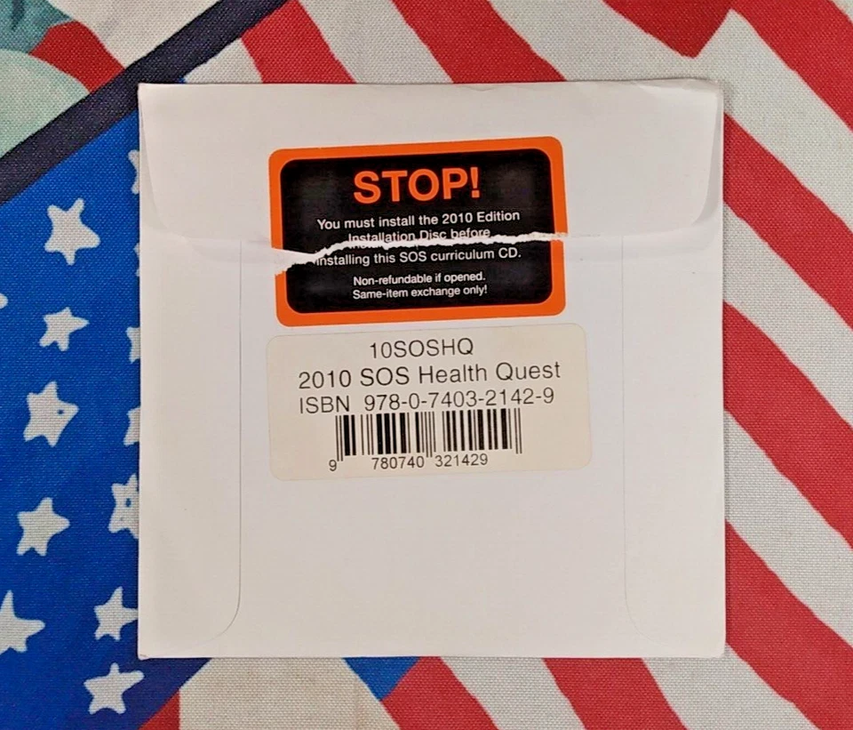 SOS Switched On Schoolhouse Health Quest Grades 4-7 2010 Christian Homeschool - Image 2 of 3