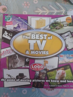 Best of TV and Movies Board Game - The LOGO Board Game - By Drumond Park 2009
