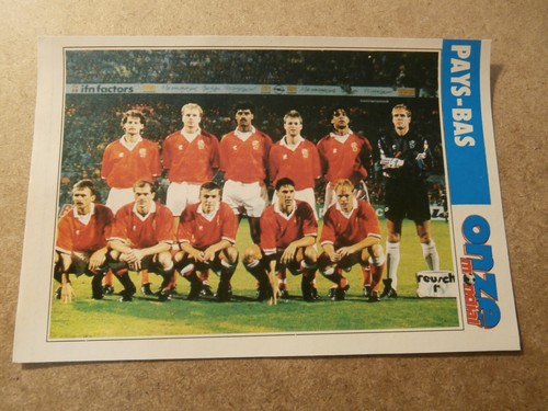 Netherlands, 1992: Menzo, Gullit, Van Basten, Koeman, Bergkamp, Rijkaard; Van Aerle, Witschge, Wouters, Roy, De Boer