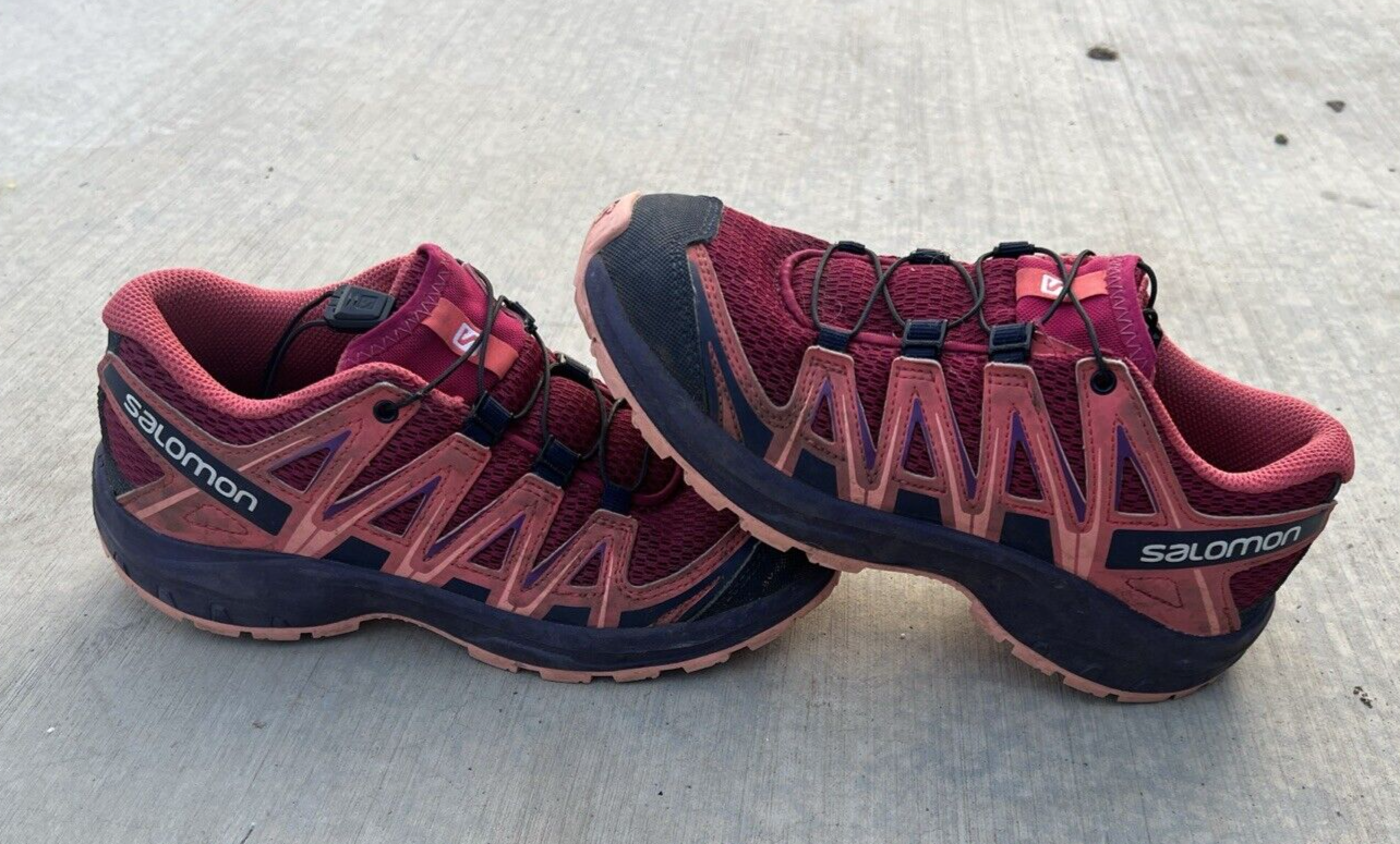 Scarpe da trail running Salomon XA Pro 3D Junior bambina taglia 4 rosso corallo