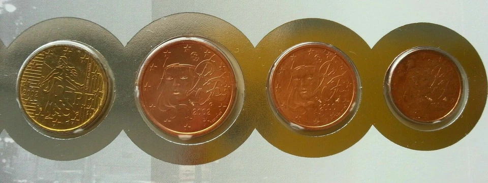 [SJ] France Euro Coin 2002 Building Eiffel Tower Currency Money FDC (coin cover) - Image 4 of 4