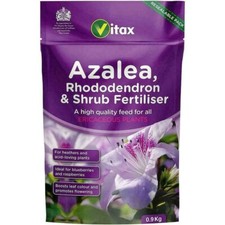Vitax Azalea, Rhododendron & Shrub Feed Food Fertiliser Ericaceous Plants 0.9kg