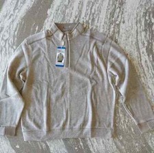 Greg Norman Long Sleeve 1/4 Zip Sweater XLarge MINT FREE SHIPPING 