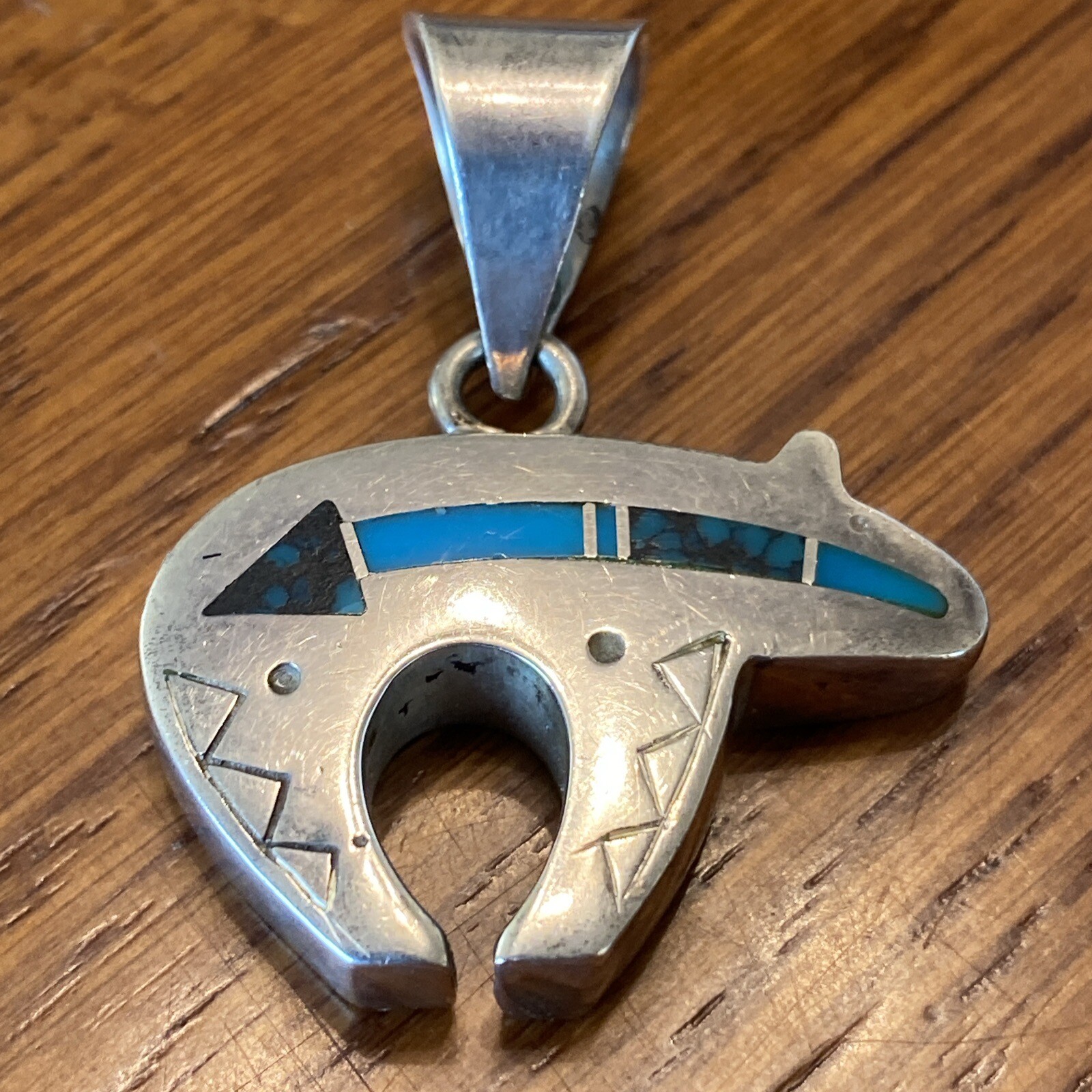 Ray Tracey Knifewing Segura Turquoise Sterling Silver… Gem