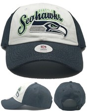 Seattle Seahawks New NFL Fan Favorite 47 Ladies Women Glitter Blue White Hat Cap