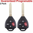 2For 2010 2011 2012 2013 Toyota Corolla Venza Keyless Remote Car Key Fob GQ4-29T