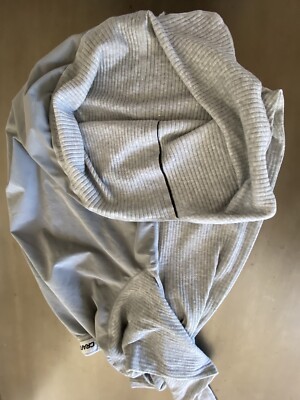CRAFT Women XL Swedish Baselayer Long Sleeve Shirt Gray Lightweight Mock Neck