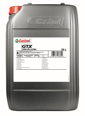 Castrol GTX Ultraclean 10W-40 A3/B4 / 20 Liter Kanister PKW Motorenöl MB VW 505