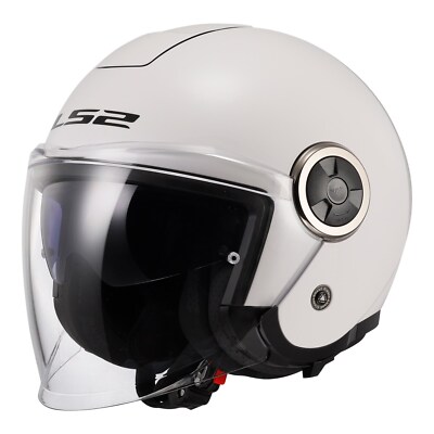 LS2 OF620 Classy Solid Motorcycle Helmet (White) Size: XL (61)