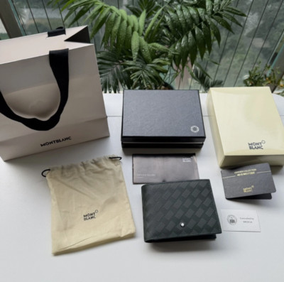 MONTBLANC Extreme 3.0 British Green Leather Wallet With 6CC Mb131952- Gift Boxed