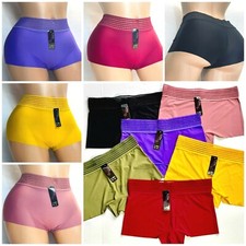 6-12 Boyshort Short Seamless shortie Silky Soft No show Panties Underwear 3 S-XL