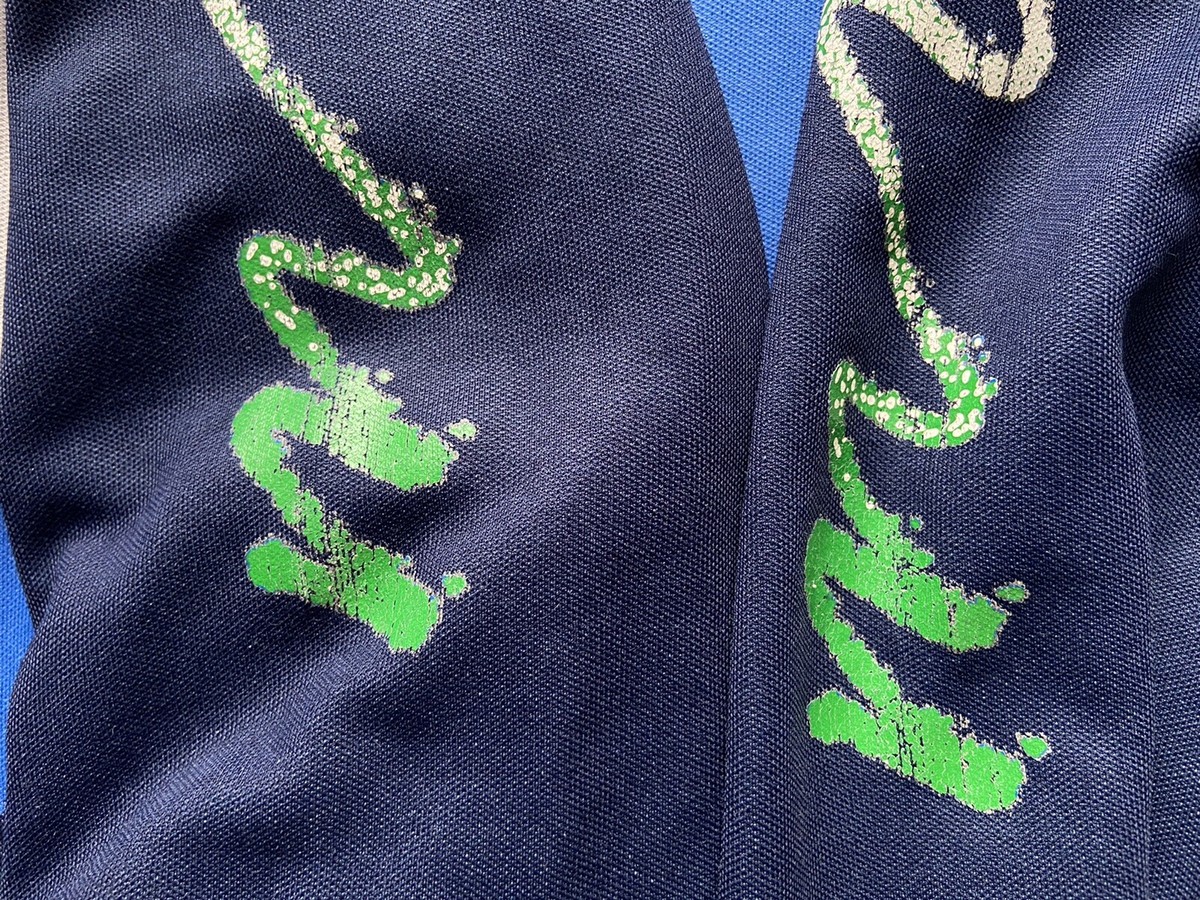 ITALY FOOTBALL SOCCER ZIP TRACK TOP JACKET DIADORA VINTAGE