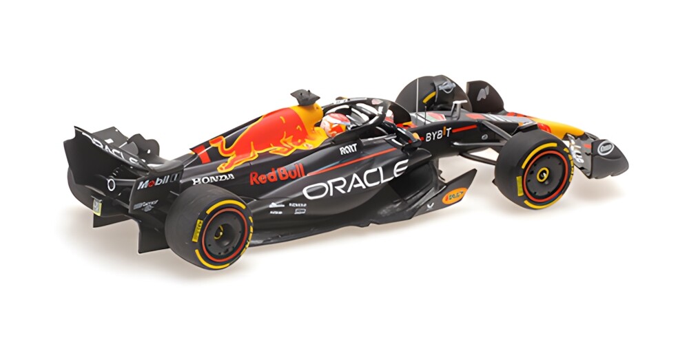 Minichamps 1:43 RED BULL RB19 MAX VERSTAPPEN WIN BRITISH GP WORLD