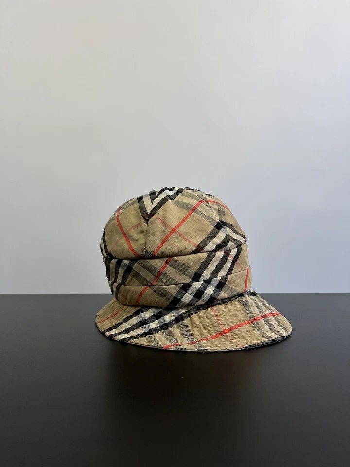 Burberrys London Vintage 80s Women's Bucket Hat Nova Check One Size - Image 3 of 4