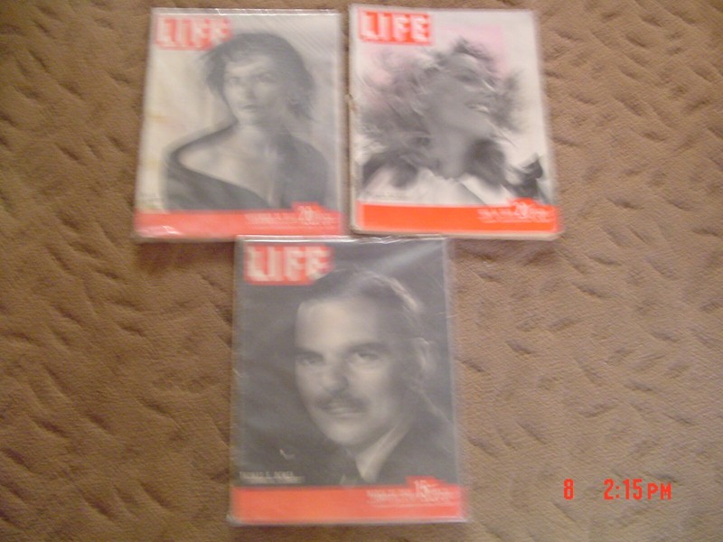 3 -Life Magazine March 22, June 14, Nov. 29 1948 Phyllis Calvert, Thomas Dewey