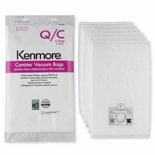 6 Kenmore Sears Type Q/C HEPA Vacuum Bags Style 5055 20-50558 50557 53292 50104