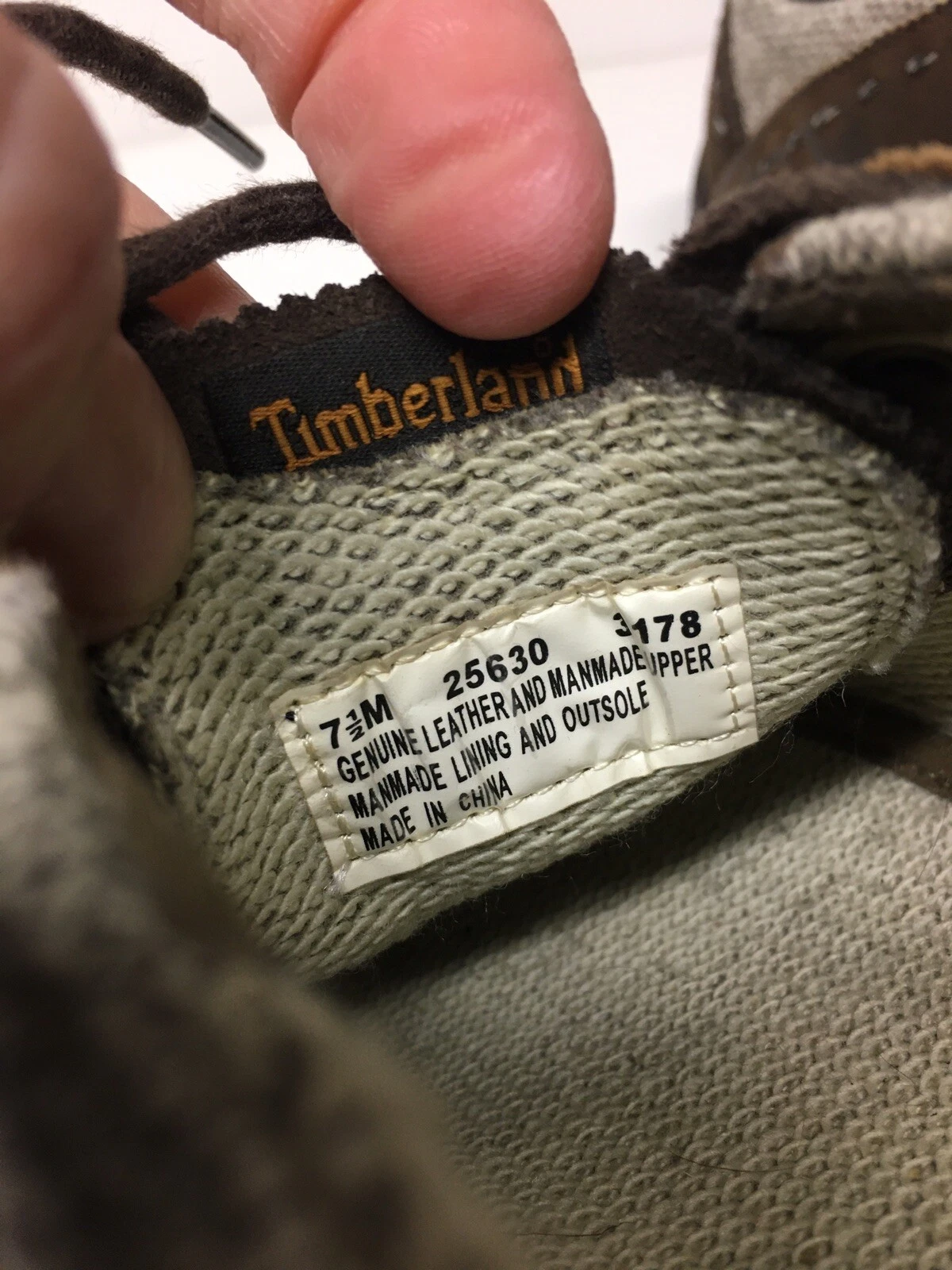 timberland ecostep leather hiking shoes