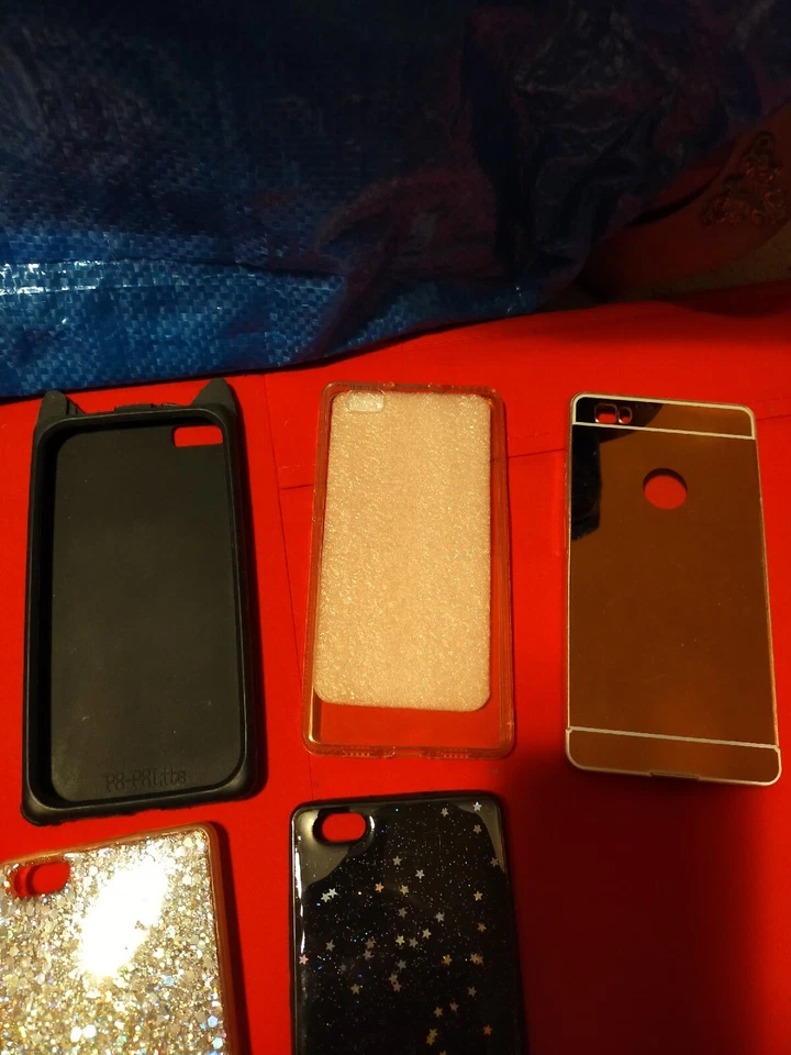 📌 CUSTODIE PHONE COVERS MORBIDE SILICONE FIT HUAWEI P8 .. (alcune nuove..!!) 🦩 - Immagine 4 di 4