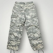 VTG 04 US Army unisex uniform digital camo combat cargo ripstop trousers W31 L29