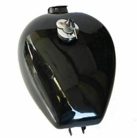 Kraftstofftank Mit Kappe FüR Royal Enfield 500Cc Bullet Standard Schwarz