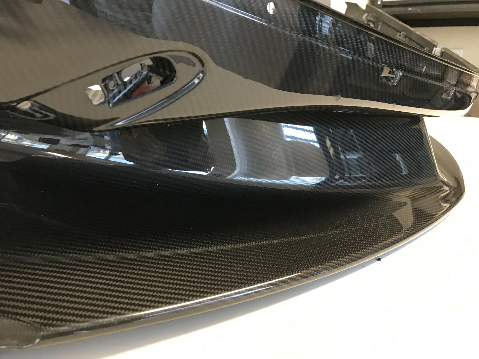 MCLAREN 570GT CARBON FIBER BUMPER SPLITTER NEW OEM 13A3324MP