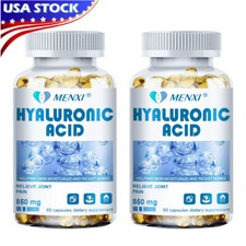 Hyaluronic Acid Capsules 850MG - Support Healthy Joints Help Reduce Wrinkles MX