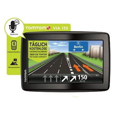 TomTom Via 135 M Europa TMC 45 Länder XXL Free Lifetime Maps 