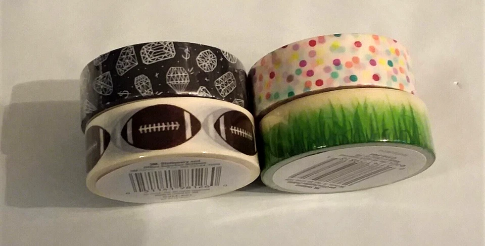 4 Scotch Expressions Washi Tape (Assorted), 0.59"x393" (10.91 yds) C314 P New - Image 2 of 2