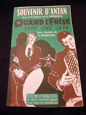 Souvenir From The Past Deprince When The Curly Plays A Java Music Sheet