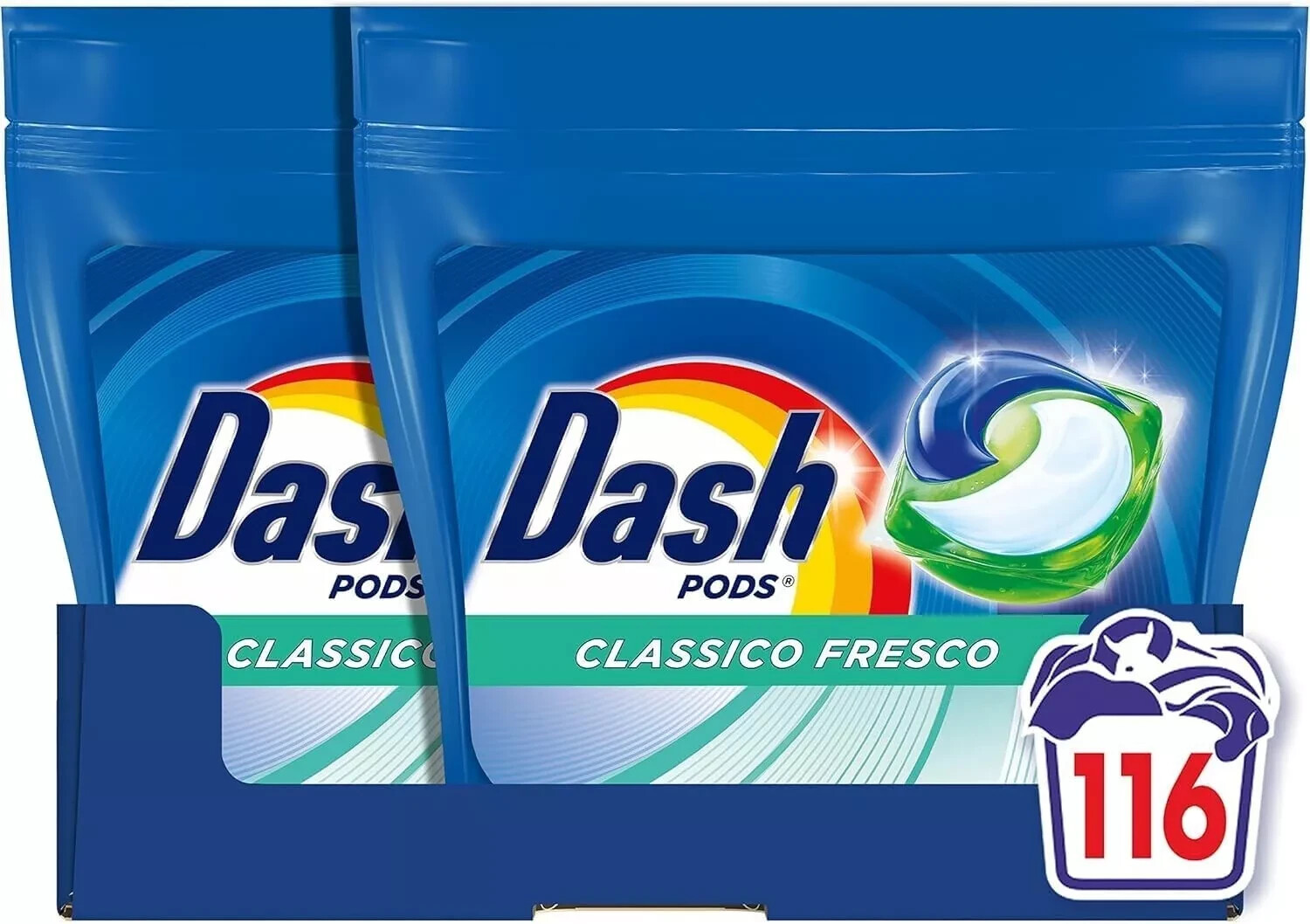 Dash Pods 116 Lavaggi in Offerta: Massimo Pulito al Minor Prezzo