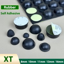 Self Adhesive Rubber Feet Black Bumper Stops Dampening Door Buffer Pads Cushions