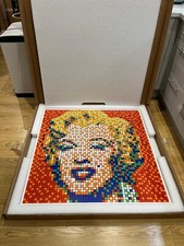 INVADER Rubik Shot Red Marilyn (NVDR1-4) signed limited edition of 774 100x100cm
