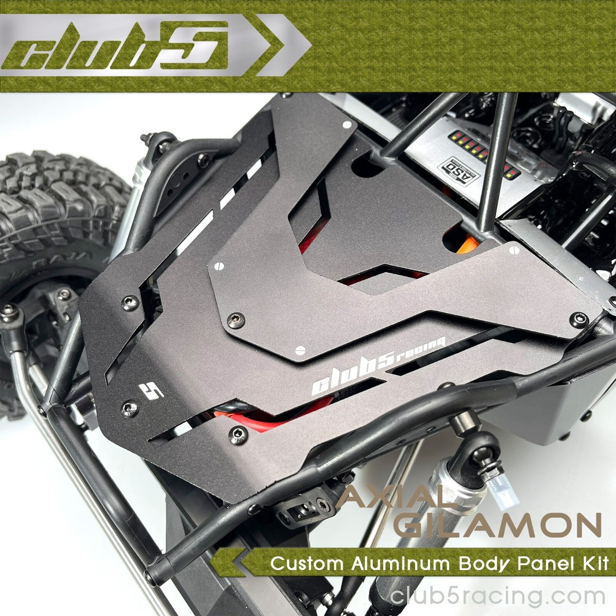 Custom Aluminum Body Panel Kit for Axial AXP8 Gilamon | eBay
