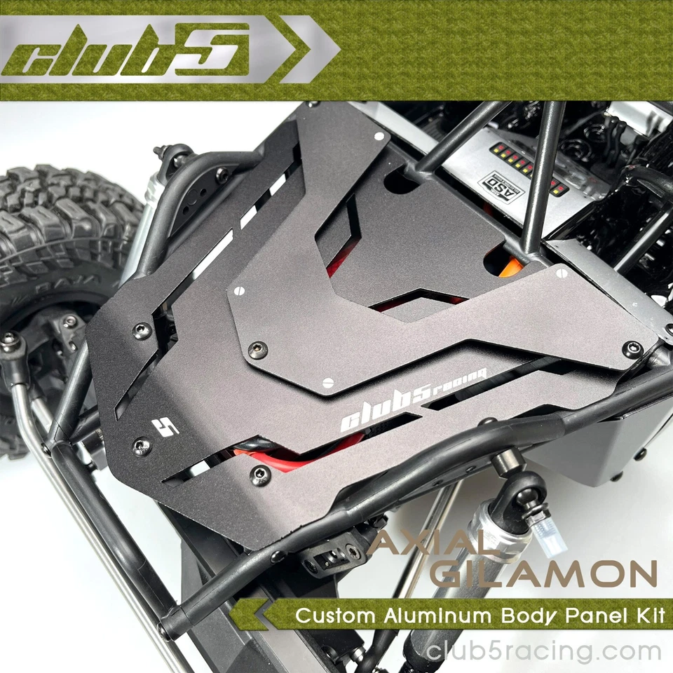 Custom Aluminum Body Panel Kit for Axial AXP8 Gilamon - Image 2 of 4