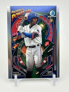 Sebastian Walcott 2024 Bowman Chrome - Prospect Power-Up  #PP-20 (RC)