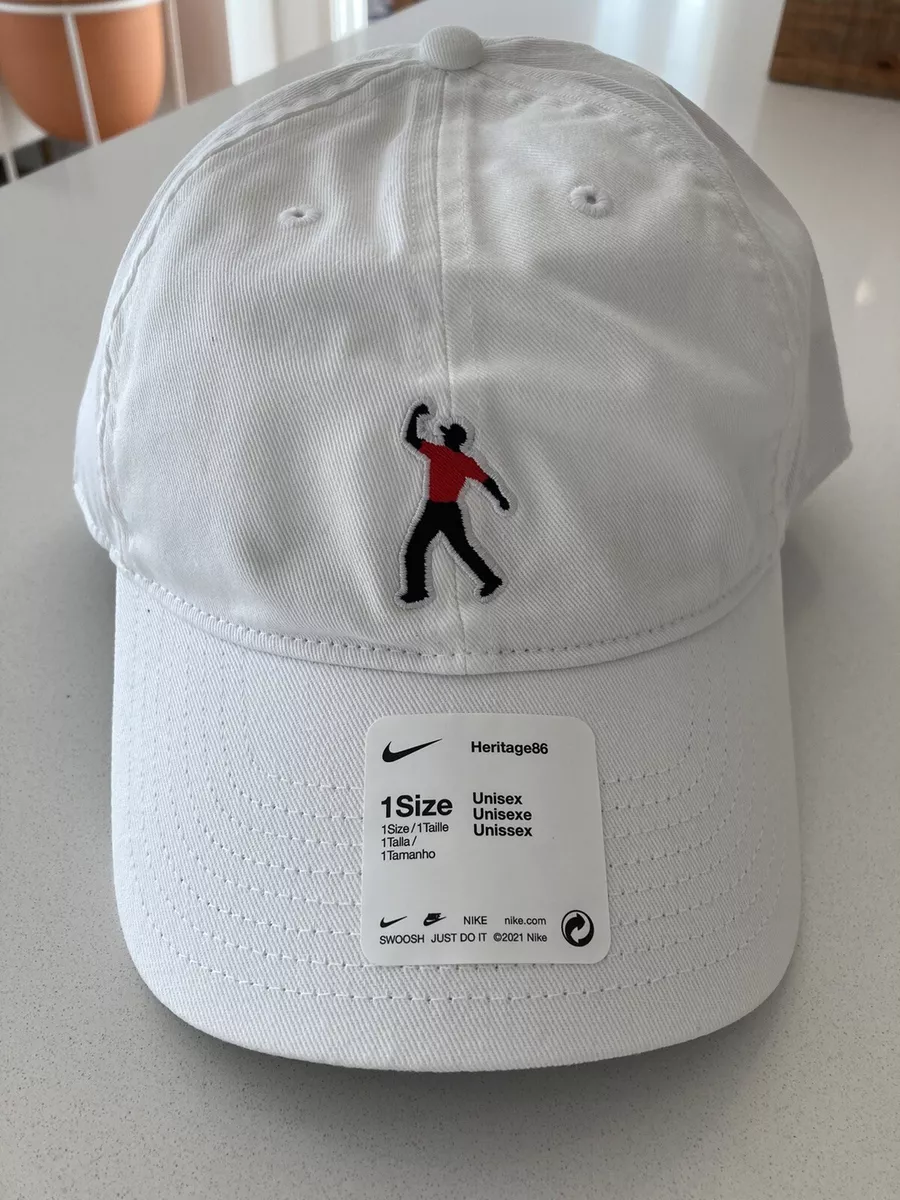 Huracán comida S t Nike Heritage86 Tiger Woods Fist Pump Golf Hat DA3317-100 VERY RARE! | eBay