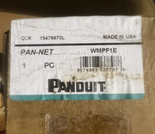 New Panduit WMPF1E Horizontal Cable Manager 19" Front Black
