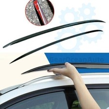 Roof Rack Rail Cover Fits For Bmw X5 G05 2019-2023 Silver Updated To Black Abs